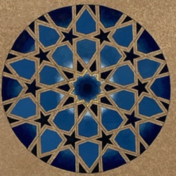 Blue geometry by Alisha Kaliciak