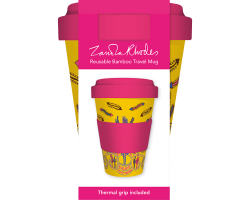 Zandra Rhodes Cactus Yellow coffee cup