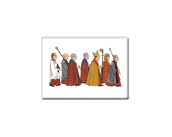 Cathedral Procession fridge magnet