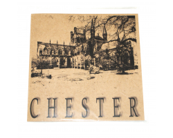 Brown Chester Cathedral Greetings Card