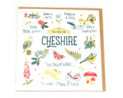 Love Your Nation Cheshire Greetings Card