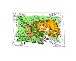 Cheshire Cat Tea Towel