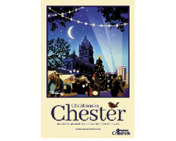 A3 Chester Christmas Town Hall Poster