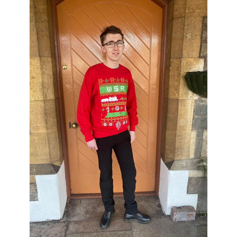 WSR Christmas Jumper Red