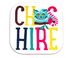 Love Your Nation Cheshire Cat Coaster