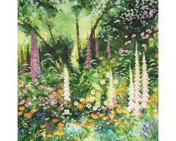 Cottage Garden greetings card