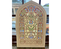 The Blue Mosque Window by Mariam Ashraf Al-Dakkak