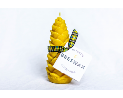 Beeswax Candle - Pinecone