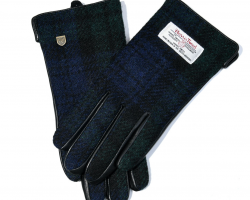 Harris Tweed Black Watch Tartan Gloves
