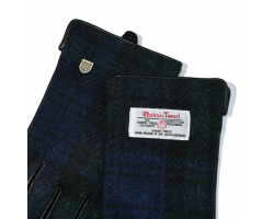 Harris Tweed Black Watch Tartan Gloves