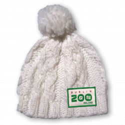 Cream Knitted Hat (0 - 1 Years)