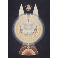 Print Western Mystical Cosmology by Elli Jäger