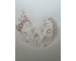 Abhisarika Nayika by Lalita Kapilavai