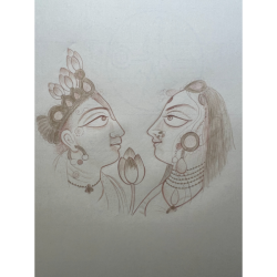 Abhisarika Nayika by Lalita Kapilavai
