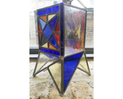 Stained Glass Lantern Mandrake by Elli Jäger