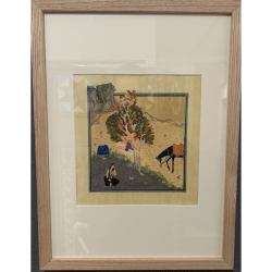 Shirin Bathing, based on 16th century Herat School by Justin Claravall