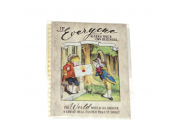 Alice in Wonderland "If Everyone Minded Their Own Business" Magnet