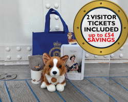 Queen and Corgi Hamper with Two Admissions Tickets