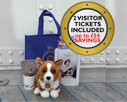 Queen and Corgi Hamper with Two Admissions Tickets