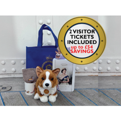 Queen and Corgi Hamper with Two Admissions Tickets