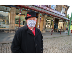 Festive Face Covering - Made at Beamish