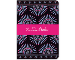 Zandra Rhodes Feather Sunray A5 notebook