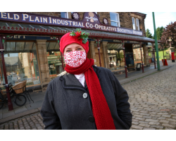 Festive Face Covering - Made at Beamish