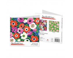 Sarah Campbell Floral Textile Designs Notecard Set