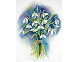 'Gift of Snowdrops' Card
