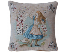 Alice in Wonderland Cards Cushion Cover