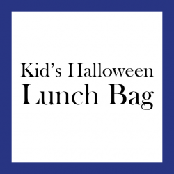 Kid's Halloween Lunch Box