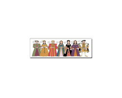 Henry VIII & Wives fridge magnet