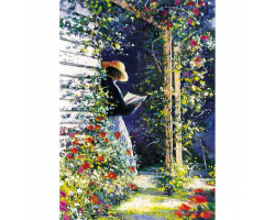 Her Place in the Sun greetings card