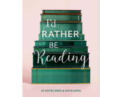 I'd Rather Be Reading notecards - set of 20