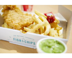 2x Adult Fish & Chips and 2x Kids Sausage & Chips