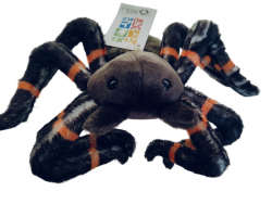 Petjes Tarantula Brown / Orange 17cm