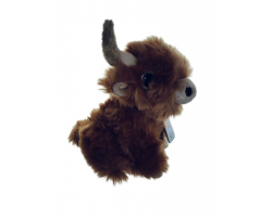 Petjes Glitter Eye Highland Cow 20cm