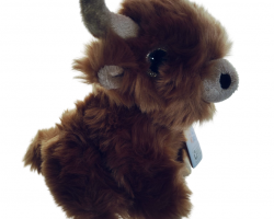 Petjes Glitter Eye Highland Cow 20cm