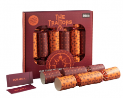 Official The Traitors Christmas Crackers 2024 - Set of 6 - NOW IN STOCK