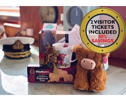 Highland Cow Hamper with Two Admissions Tickets