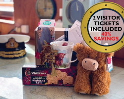 Highland Cow Hamper with Two Admissions Tickets