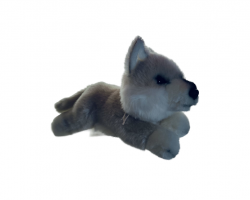 Petjes Cubsy White Wolf Lying 24cm