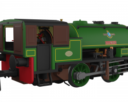 Port of Bagnall's - TWIN PACK - Lined Light Green (DCC Sound Fitted)