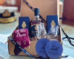 HMY Britannia Whisky Hamper with Two Admissions Tickets