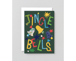 Jingle Bells Embossed Christmas Card