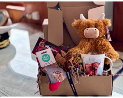Highland Cow Hamper with Two Admissions Tickets