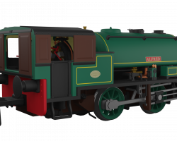 Port of Bagnall's - TWIN PACK - Lined Dark Green (DCC Ready)