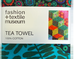 Kaffe Tea Towel Tumbling Blocks Bright