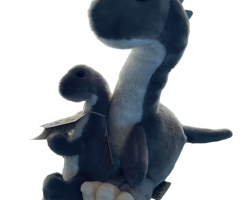 Petjes MommyHug Brachiosaurus Grey 24cm