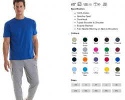 WSR Grey T Shirt XXL